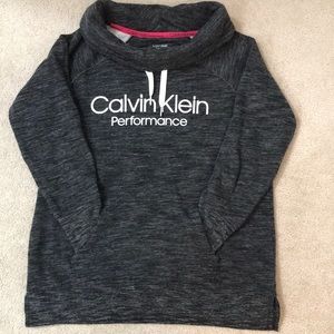 Calvin Klein performance funnel neck sweatshirt
